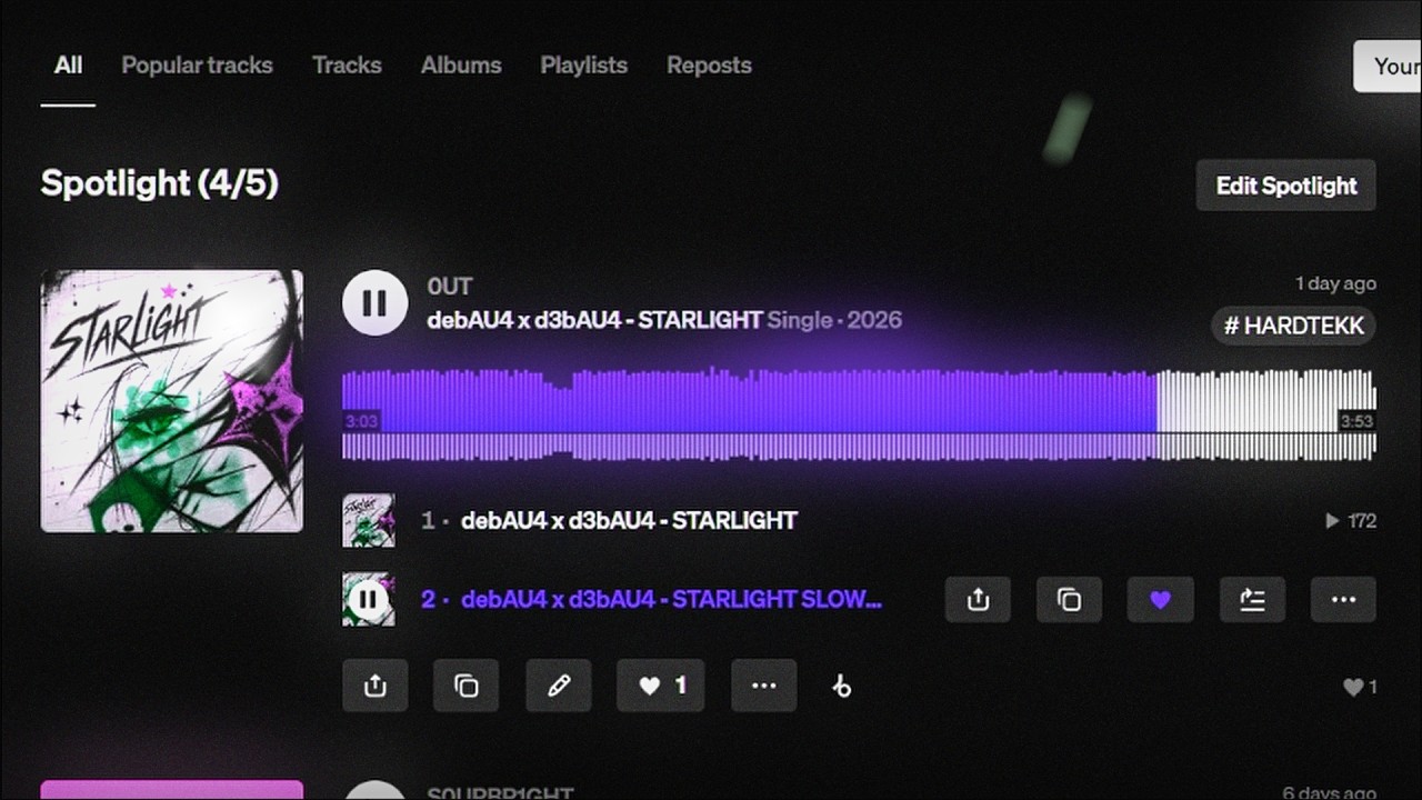 STARLiGHT SLOWED x debAU4 x d3bAU4 auf YouTube ansehen STARLiGHT SLOWED x debAU4 x d3bAU4 auf YouTube ansehen