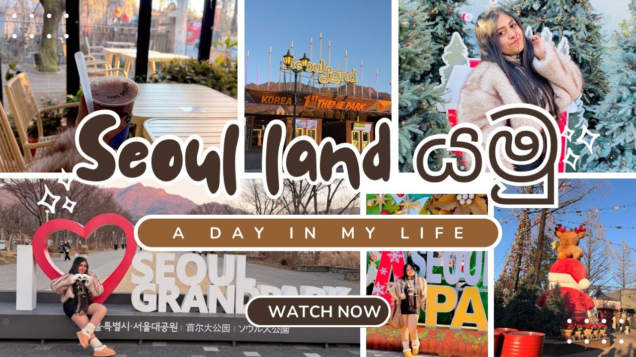 කොරියාව මෙච්චර ලස්සනයිද 😯🇰🇷🫰🏻| seoul land | Travel | k fan #southkorea #srilanka #kdramalovers #fyp 