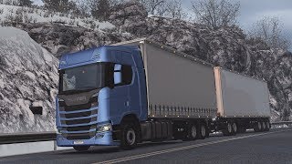 ETS2 1.30 - Scandinavia Winter Mod - Next Generation Scania S Tandem Gigaliner - Realistic Graphics ETS2 1.30 - Scandinavia Winter Mod - Next Generation Scania S Tandem Gigaliner - Realistic Graphics