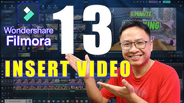 How to insert video clip into your current project in Filmora 13