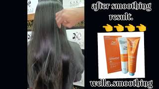 WELLA HAIR SMOOTHING TREATMENT, STEP BY STEP  process - STRAIGHT AND SHINNY HAIR RESULTS. Resimi