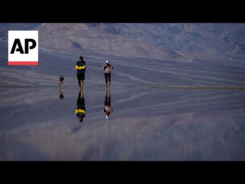 Rains replenish lake in Death Valley, one of the driest spots on Earth