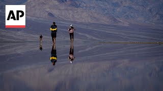 Rains replenish lake in Death Valley, one of the driest spots on Earth