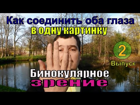 Соединение Глаз  при Косоглазии.Бинокулярное зрение. Упражнение 2.