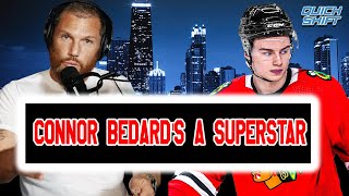 Sean Avery reacts to Conor Bedard's first NHL game