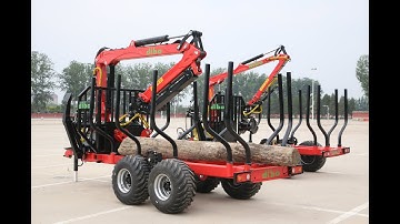 Wheel Drived 4WD Forest log loader