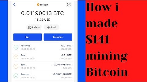 How i made $141 Mining FREE Bitcoin:  Chainmine . io Review