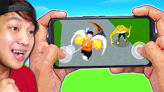 I Played BloxFruits On MOBILE (Main Account) - Roblox