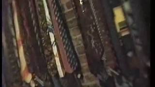 Celebrity Nelson Sullivan in his bedroom at 5 Ninth Avenue in 1987 with his tie collection Net Worth