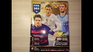 Panini FIFA 365 2016 обзор журнала с наклейками