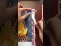 Painting flames 🔥 in watercolour