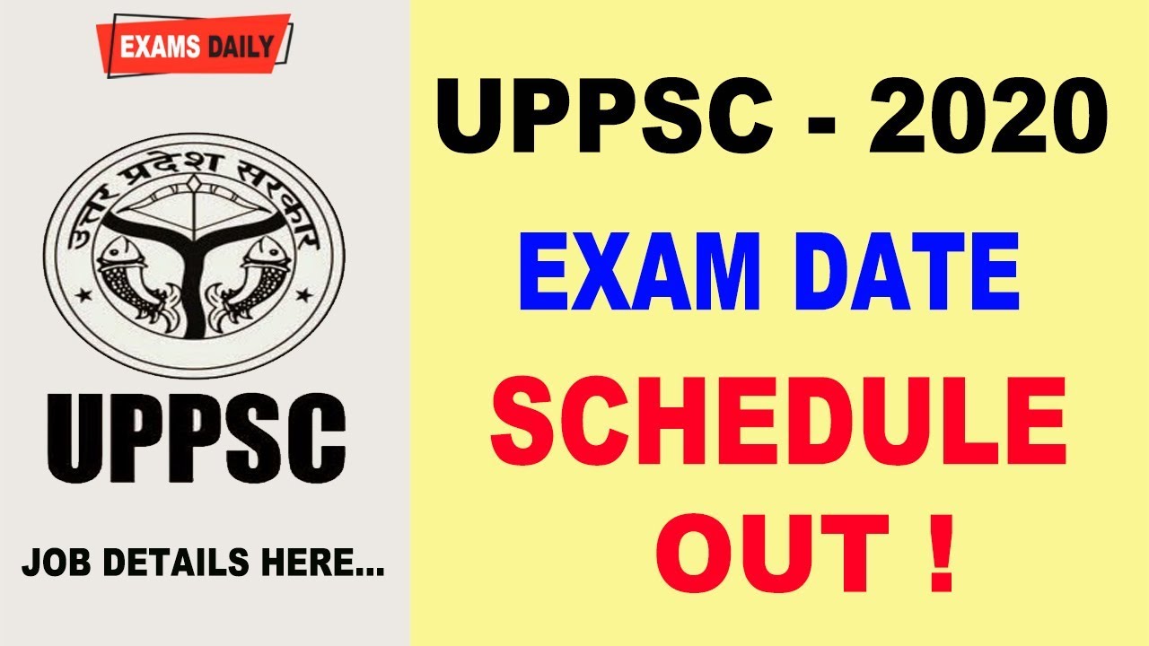 UPPSC Exam Calendar 2020 out Download Exam Schedule Examsdaily
