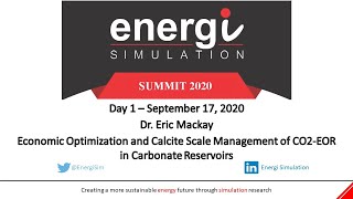 Dr. Eric Mackay / Heriot-Watt Univ.- Economic optimization and calcite scale management of CO2 EOR