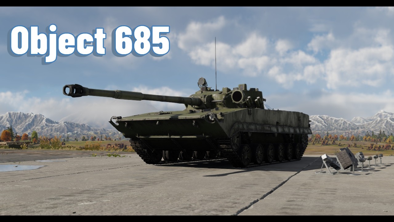 War Thunder - Object 685 "Sniper Amphibius Tank" - YouTube