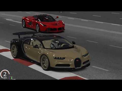 Gp de Singapur, Marina Bay: Ferrari la Ferrari vs Bugatti Chiron vs koenigsegg one