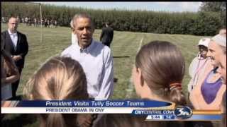 President Obama Stops By Tully High School