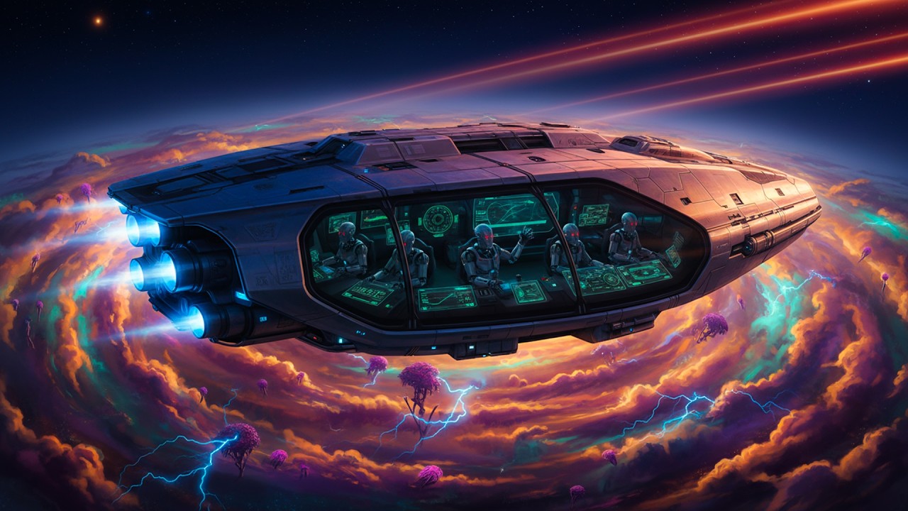 When the Stars Go Insane — Dark Psychedelic Space Ambient | Alien War Beyond Reality | 4K