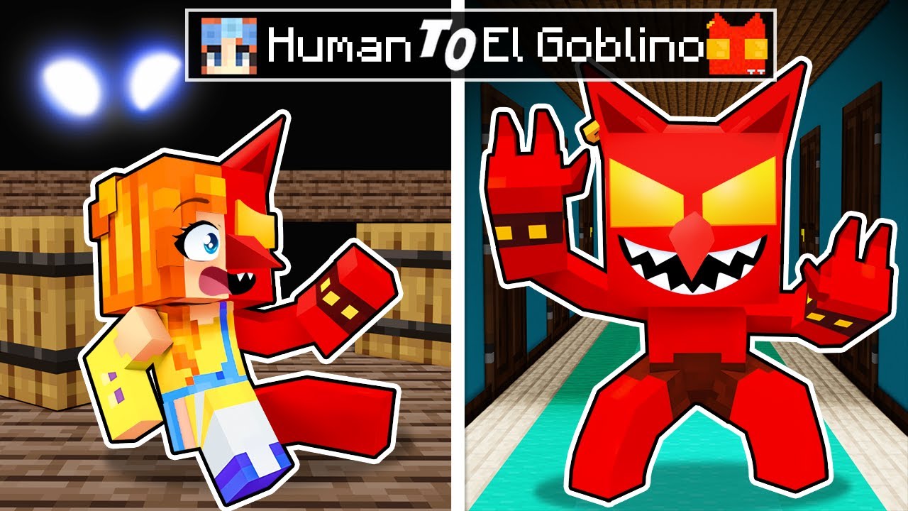 From HUMAN to EL GOBLINO in Minecraft! YouTube