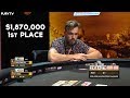 Incredible Poker Heads Up In High Stakes Final Table