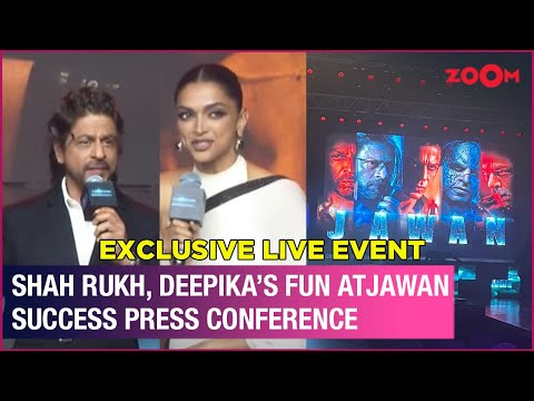 LIVE - Shah Rukh Khan, Deepika Padukone, Vijay ADDRESS media at Jawan success press conference