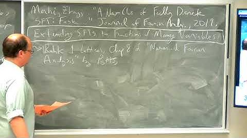 Day 2, Lecture 2 of Sublinear-Time Algorithms for Approximating Functions of Many Variables