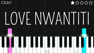 Miniatura del video "Ckay - Love Nwantiti ( Ah Ah Ah ) - TikTok | EASY Piano Tutorial"