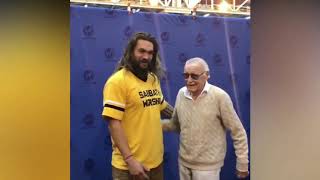 Information Jason Momoa meet Stan Lee and Mark Ruffalo Guide