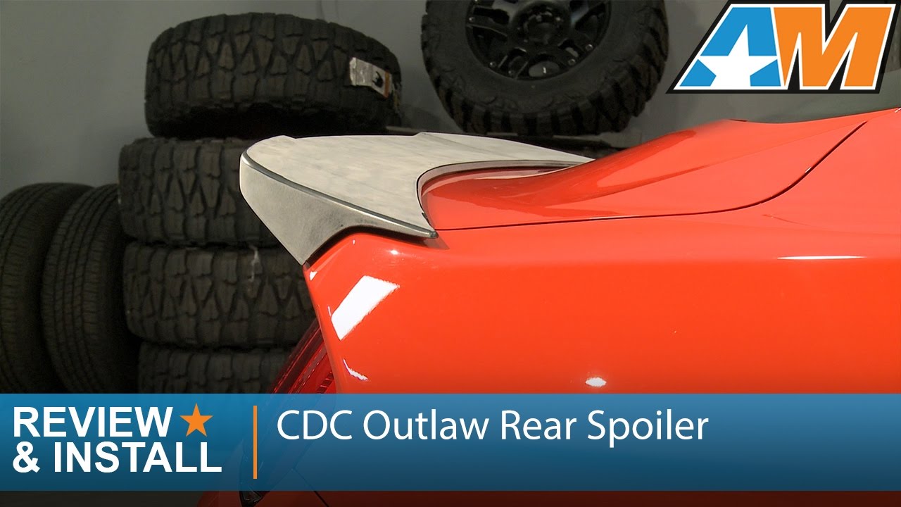 2015-2017 Mustang CDC Outlaw Rear Spoiler - Unpainted Review & Install