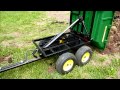 John Deere 17P Hydraulic Tandem Dump Cart