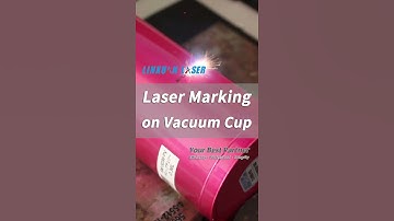 Fiber Laser Marking Machine for Logo Letters Engraving on Vacuum Cup