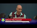 Athens City Council - February 19, 2024