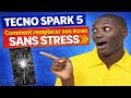 Ecran cassé techno Spark 5. Tutoriel complet, #windows #smartphone