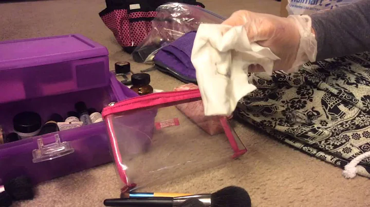 ASMR Cleaning and Organizing my Makeup...No Talking...Fast Paced