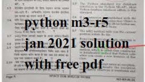 o level M3-R5 python 11 jan 2021 exam solution