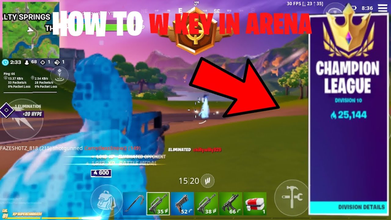 How To W-Key Effectively IN ARENA *NEW*Chapter-2 Season 3 Fortnite ...