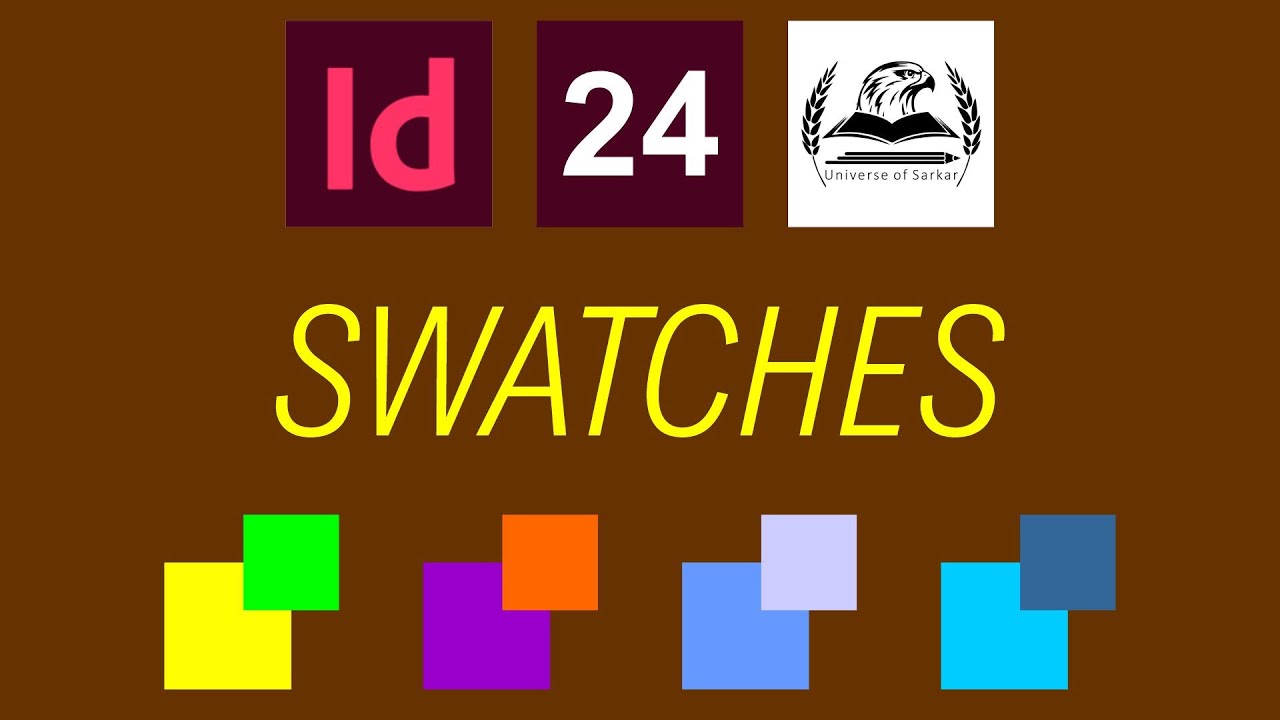 Adobe InDesign cc for Beginners | Swatches Panel | InDesign in Urdu ...