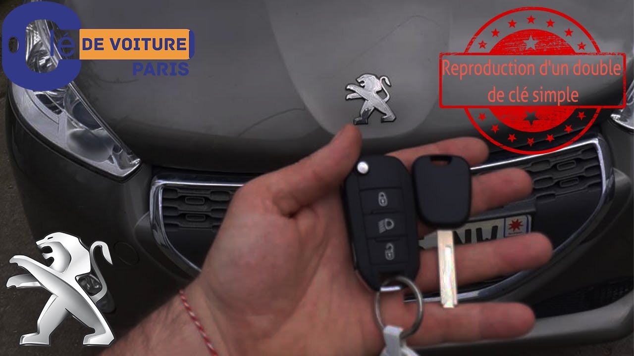 Refaire clé Peugeot - Votre double avec CléTronic CléTronic Serrurier Clé  Auto & Moto