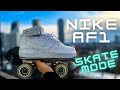 I TRIED ROLLER SKATES FOR THE FIRST TIME (Nike Flaneurz Unboxing)