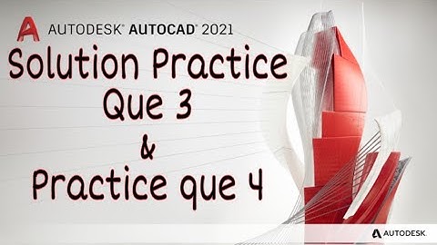 Practice Exercise 3 Solution / Syncronise Cad /Autocad /Abhishek Vishall/ LIke And subscribe