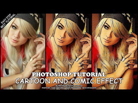 Create Easy Cartoon Effect Photoshop Tutorial