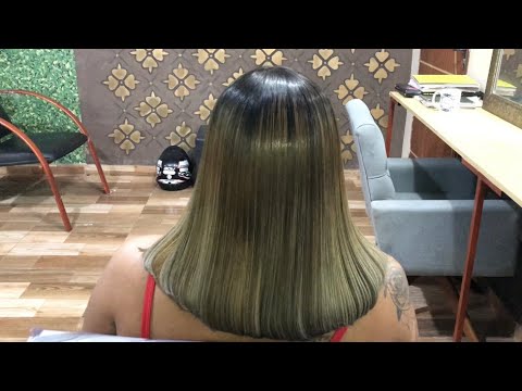 Progressiva Soul care em cabelo loiro