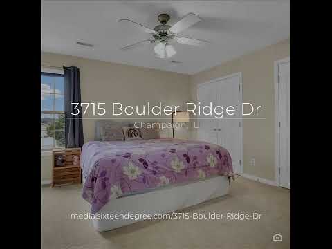 3715 Boulder Ridge Dr, Champaign, IL home video tour