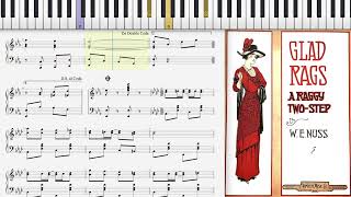 Glad Rags By W. E. Nuss (1911, Ragtime Piano Solo)