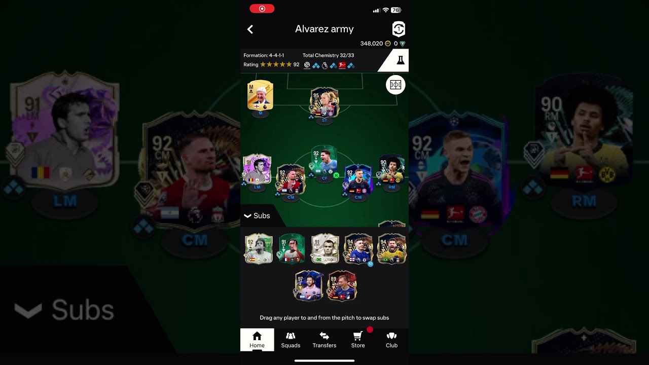 I’m doing Sane SBC to get rid of adeyemi give more recommendations. Also I have 400k so what to do