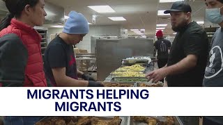 Chicago nonprofit's migrants helping to feed other asylum seekers