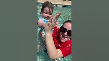 Toddler Jumping Into The Pool #swimming #pool #toddler #family #summer #holidays #splash #swim