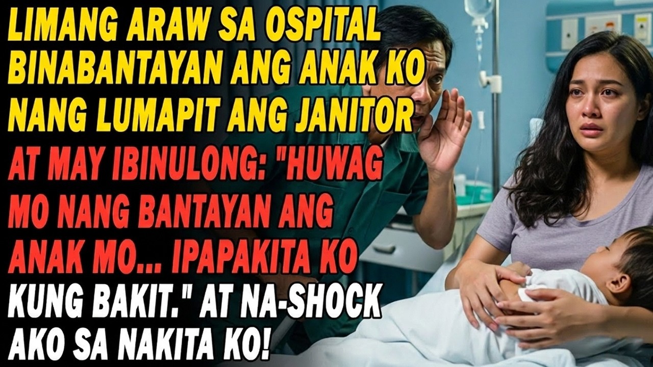 'Wag Mo Nang Bantayan Ang Anak Mo 🧒, Bulong Ng Janitor Ng Ospital 🏥 Na Nagbunyag Ng Katotohanan...