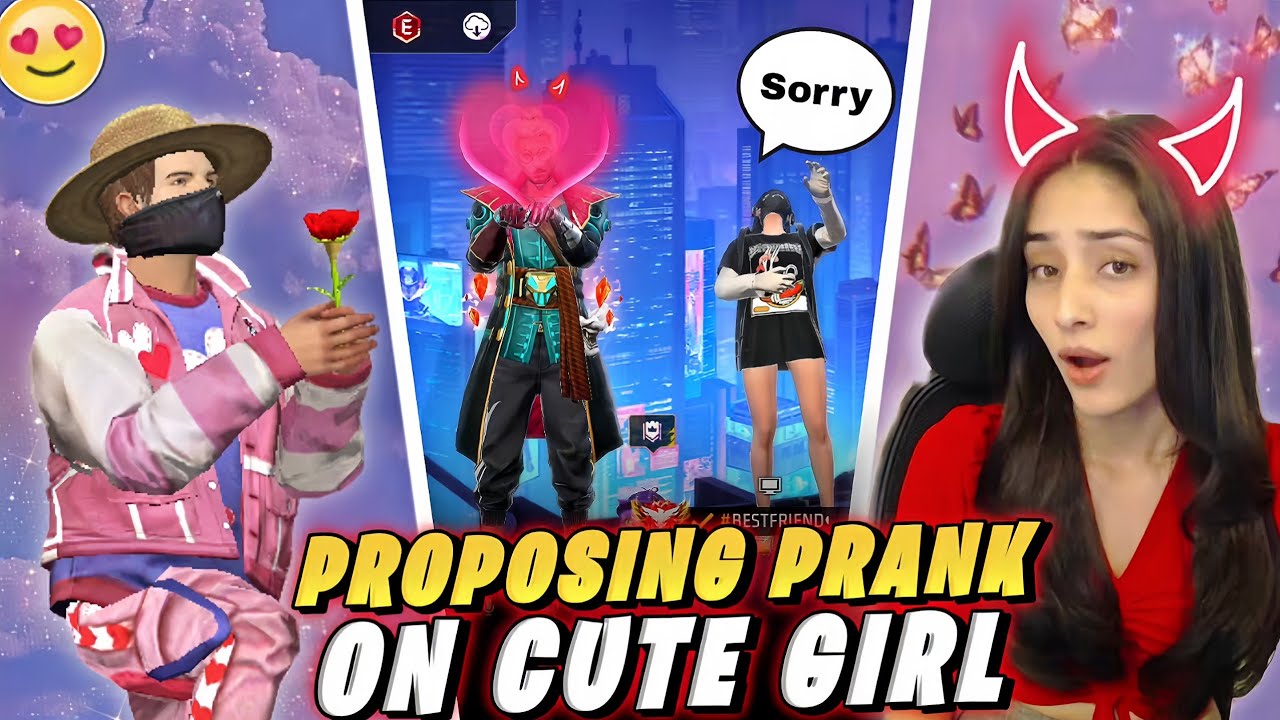 PROPOSING & FLIRTING PRANK ON CUTE YOUTUBER GIRL 😍