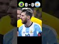 Messi vs Neymar Brazil vs Argentina 2018 World Cup Qualifiers #football #shorts