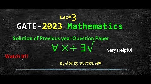 Complex Analysis | Solution of Gate-23 🤘#viral #viralvideo #gate #csirnet
